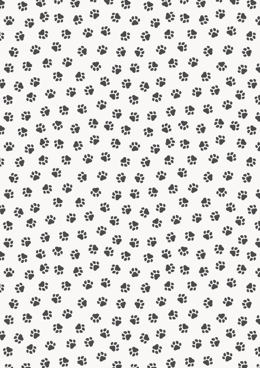 The Purrfect Book Club - Black on white paws - Collection by Lewis & Irene