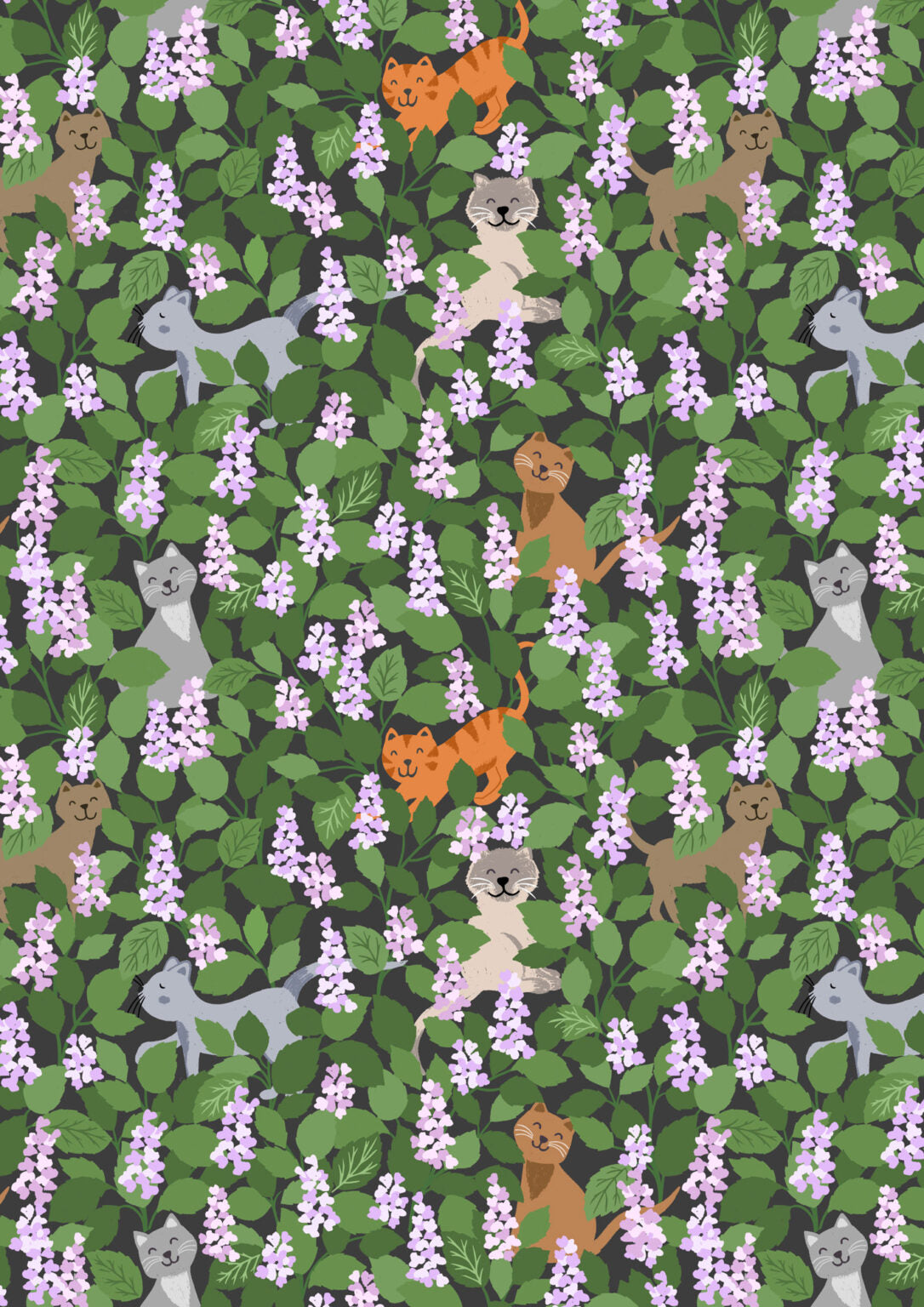 Quilt Top Kit 2 - The Purrfect Book Club designed by Sally Ablett for Lewis & Irene Fabrics, 66"x66"