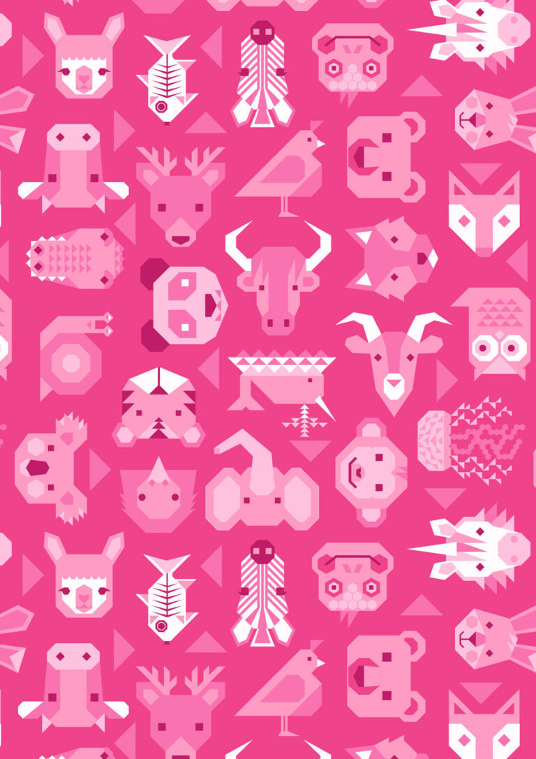Animal Alphabet - Quilt 1 designed by Sally Ablett for Lewis & Irene, size 55" x 55"