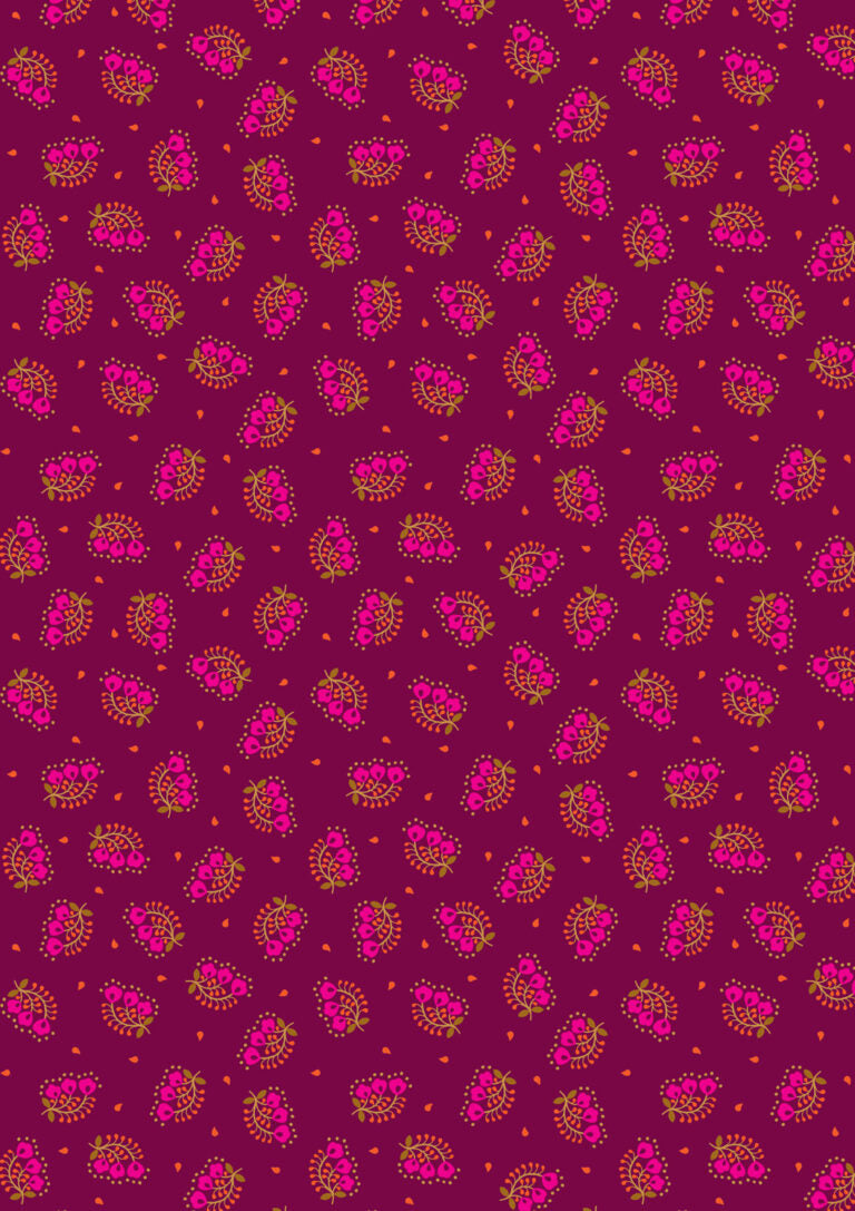 Sambramha by John Scott - Quilt 1 designed by Sally Ablett for Lewis & Irene, size 68" x 68"