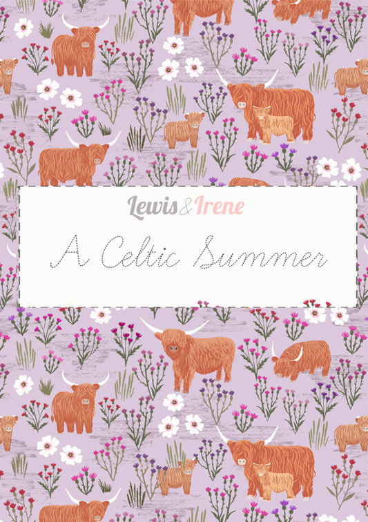 A Celtic Summer Summer - Fabrics collection by Lewis Irene - Per Length & Fat Quarters
