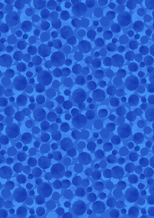 Aegean blue - Bumbleberries Collection by Lewis & Irene