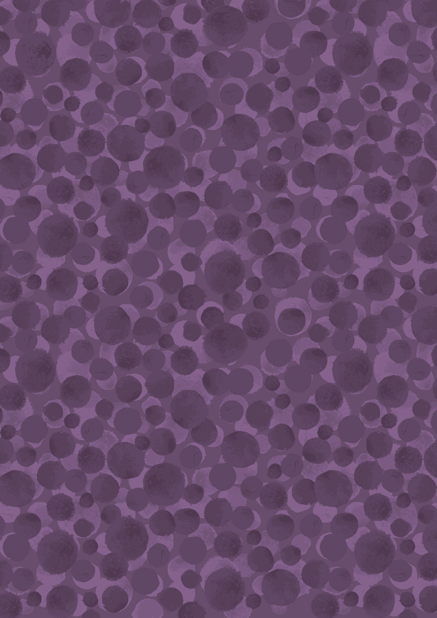 Dark Purple Flannel Bumbleberries - Loch Lewis Flannel by Length & Fat Quarters - by Lewis & Irene