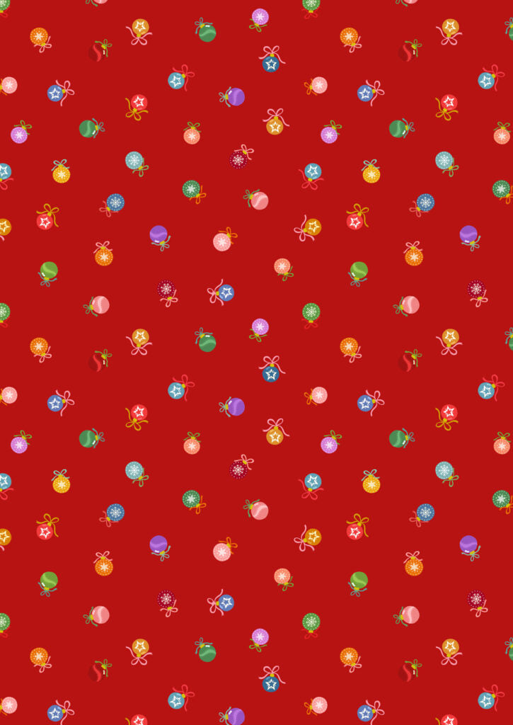 Fat Quarter Bundle Oh Christmas Tree (with gold metallic) Fabric collection by Lewis & Irene