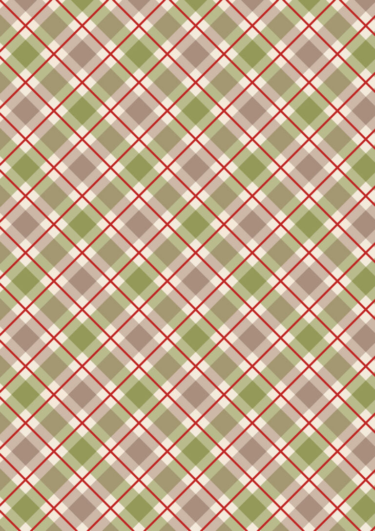 PRE-ORDER - Highland check - Celtic Christmas Fabric collection by Lewis & Irene - AVAILABLE END OF JUNE APPROX.
