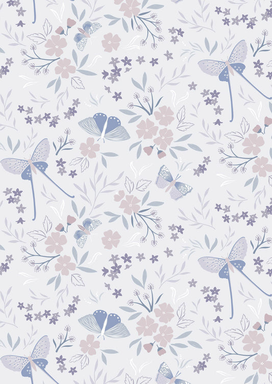 Evenfall Pale Grey - Fabrics collection by Cassandra Connolly for Lewis & Irene - Per Length & Fat Quarters