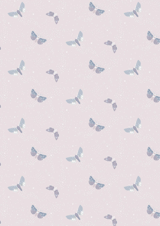 Evenfall Twilight - Light Dusky Pink - Fabrics collection by Cassandra Connolly for Lewis & Irene - Per Length & Fat Quarters