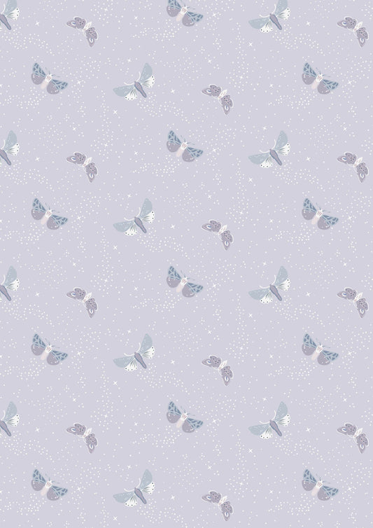 Evenfall Twilight - Pale Misty Lilac - Fabrics collection by Cassandra Connolly for Lewis & Irene - Per Length & Fat Quarters
