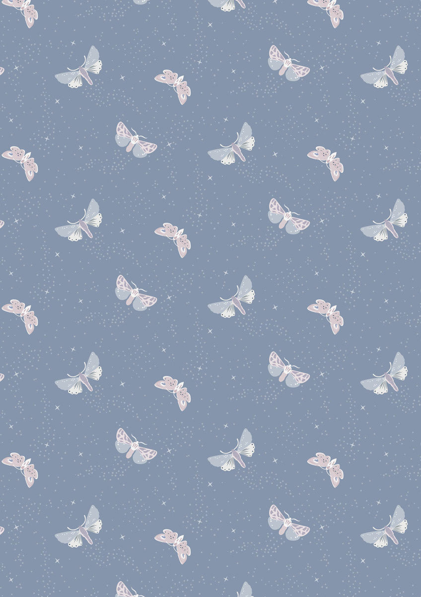 Evenfall Twilight - Blue Grey  - Fabrics collection by Cassandra Connolly for Lewis & Irene - Per Length & Fat Quarters