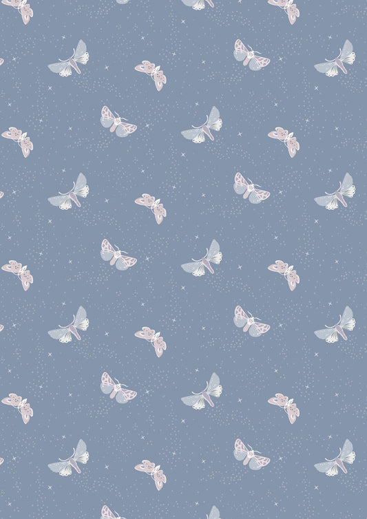 Evenfall Twilight - Blue Grey  - Fabrics collection by Cassandra Connolly for Lewis & Irene - Per Length & Fat Quarters