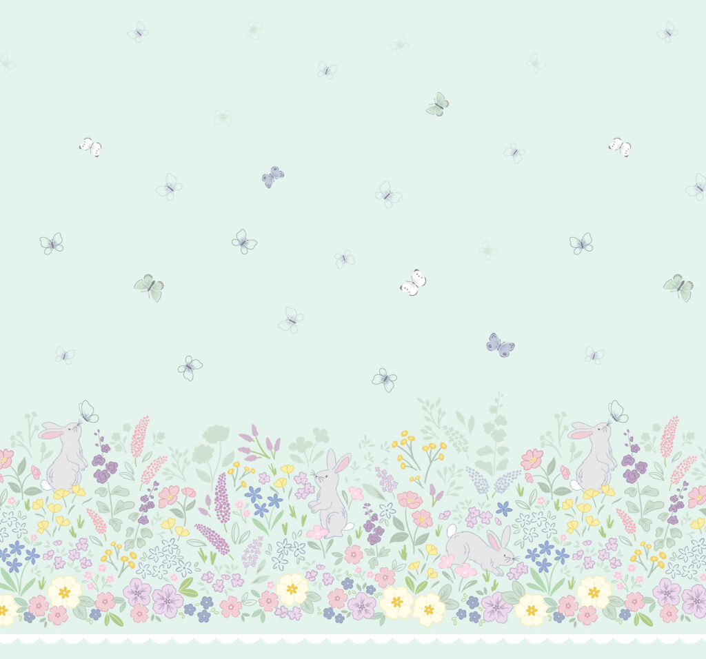 Pre-Order - Available end of January - Dear Spring  - Spring Symphony double edge border panel- by Cassandra Connolly for Lewis & Irene