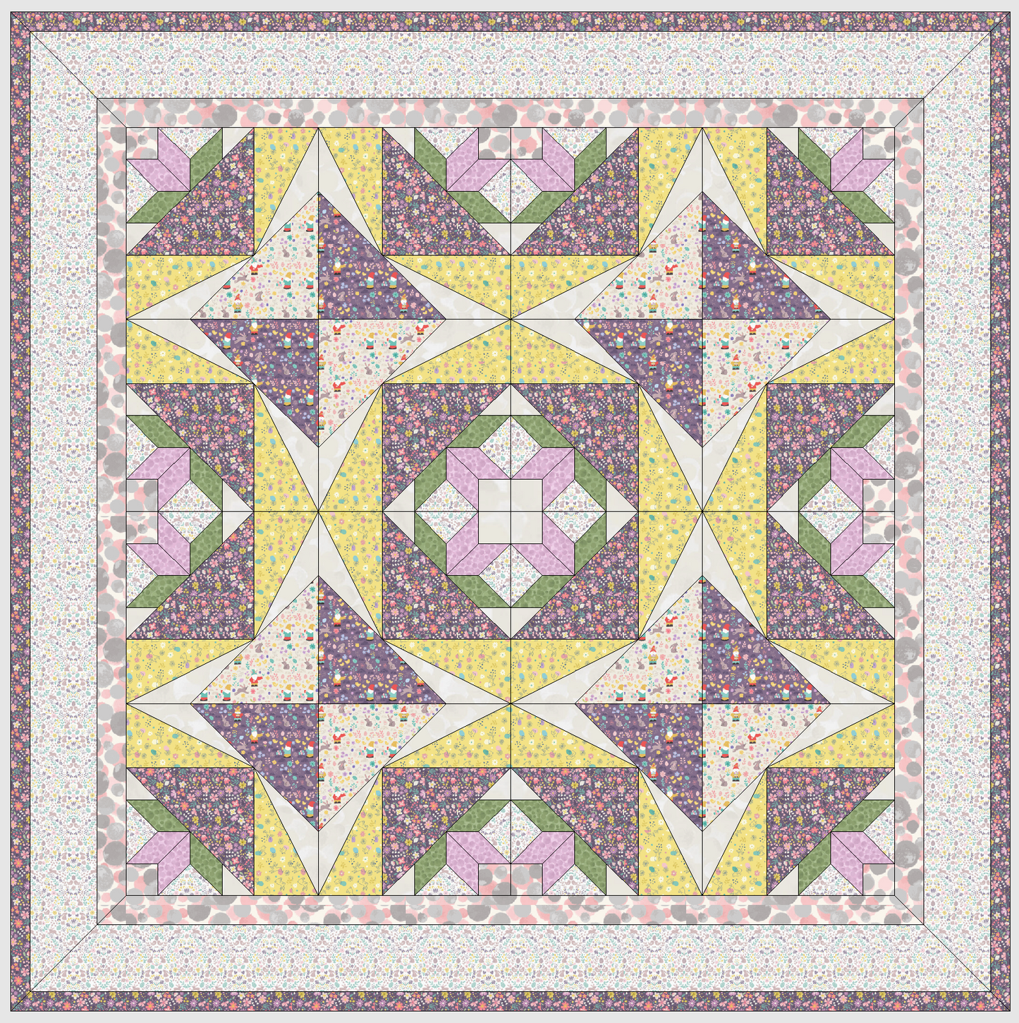 Spring Treats - Quilt Top designed by Ana Lopez - INSTRUCTIONS NOT AVAILABLE YET