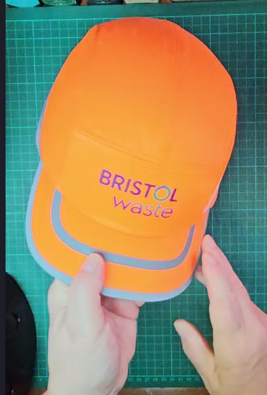 Personalised garments with small logos and names
