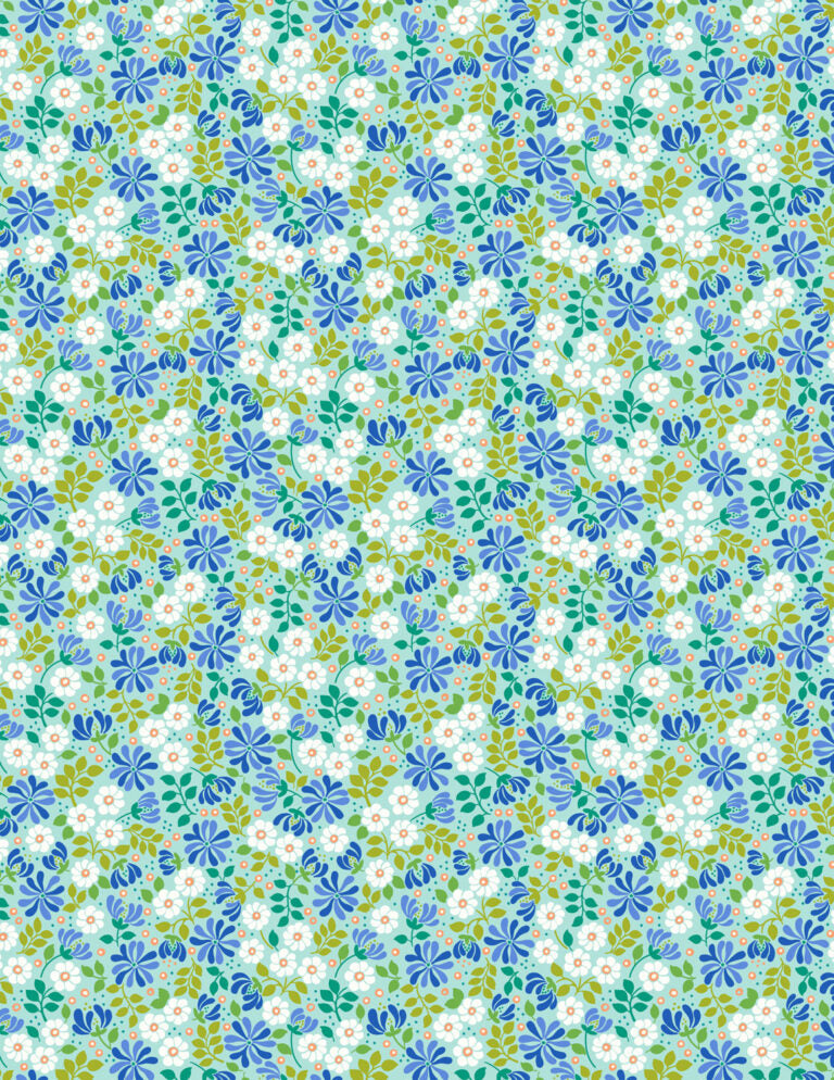 Quilt Kit 1 - 54" x54" Boho Blooms designed by Sally Ablett for Lewis & Irene