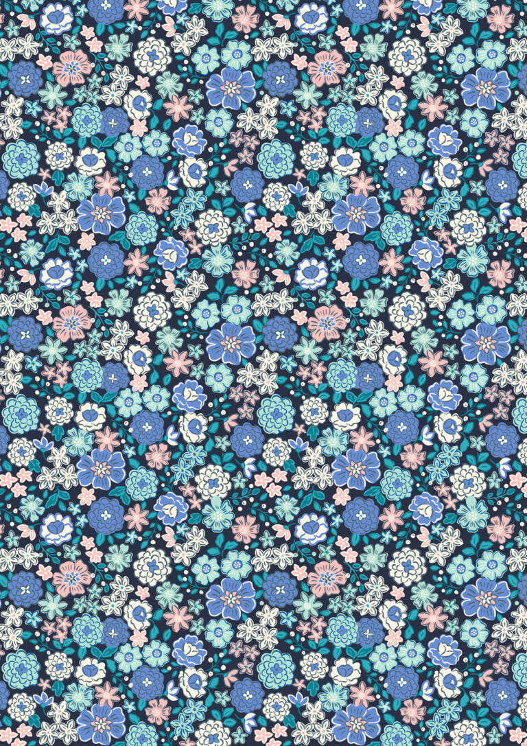 Quilt Kit 1 - 54" x54" Boho Blooms designed by Sally Ablett for Lewis & Irene