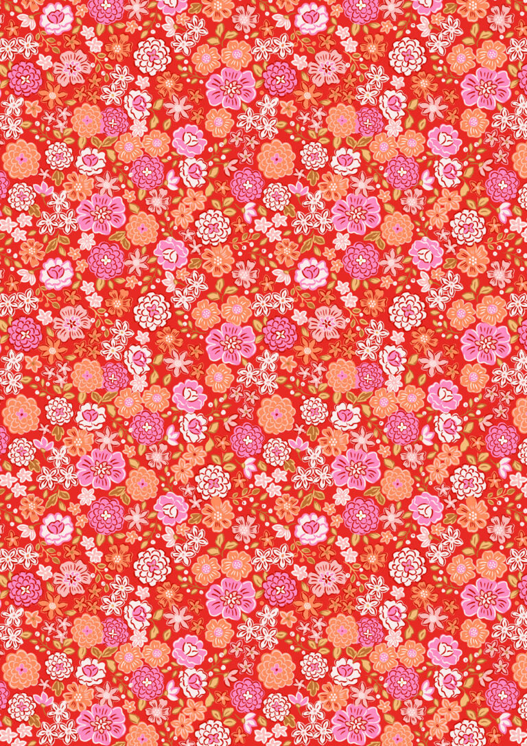 Quilt Kit 1 - 54" x54" Boho Blooms designed by Sally Ablett for Lewis & Irene