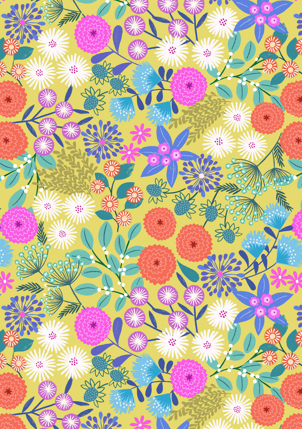 PRE-ORDER Creative Landscapes - Mountains and Shores fabric by Lewis & Irene