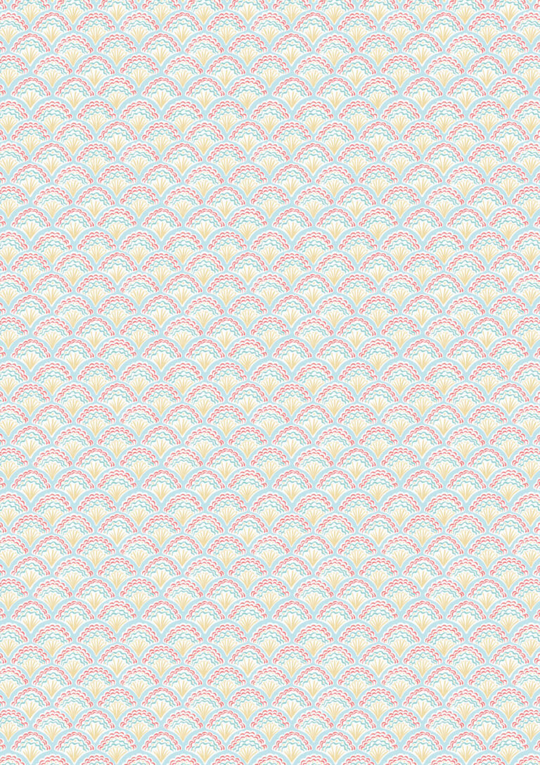 Seas the Day - Fancy shells multi - Fabric Collection by Lewis & Irene by Length & Fat Quarter