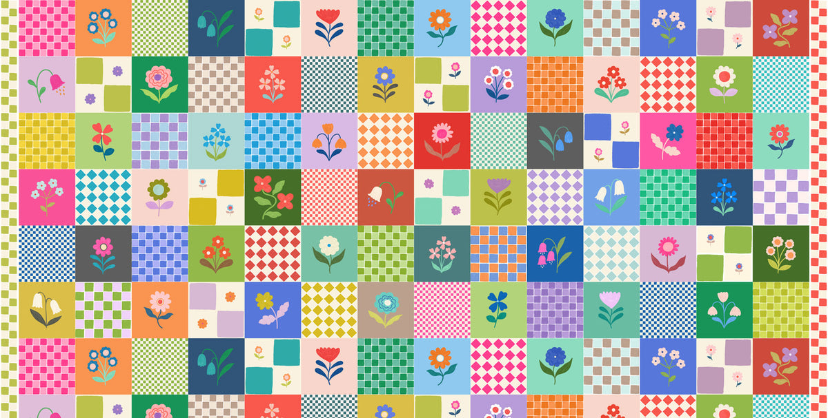 PRE-ORDER Patchwork Joy fabric by Lewis & Irene - DUE END OCTOBER