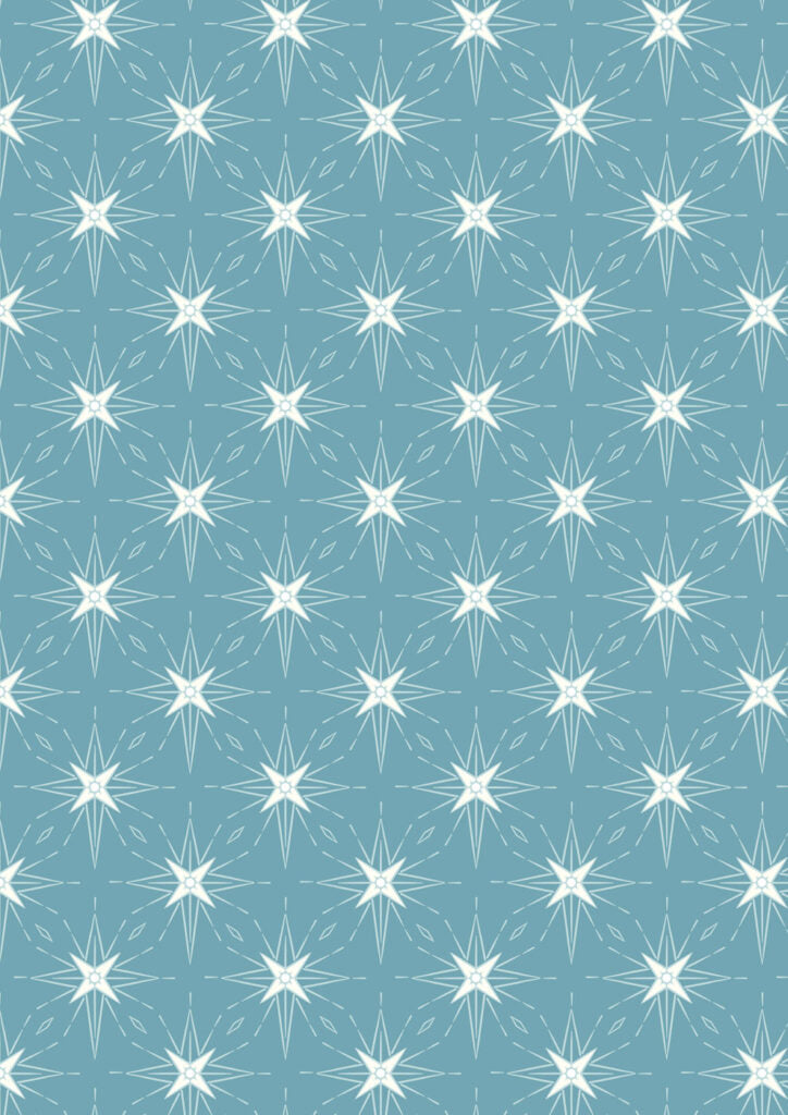 North star on north blue (with pearl) Collection by Lewis & Irene