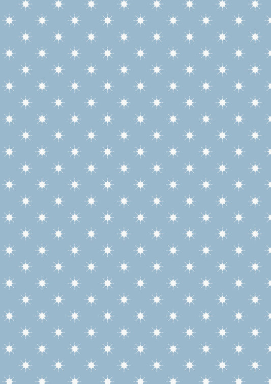 Little stars on blue grey (with pearl) Collection by Lewis & Irene