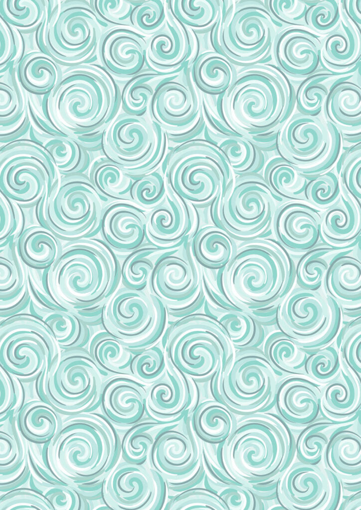 Northern lights swirl icy blue (with pearl) Collection by Lewis & Irene