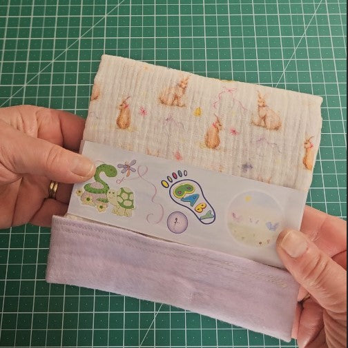 NewBorn Burp Cloth Gift Box - variety of designs and quantities