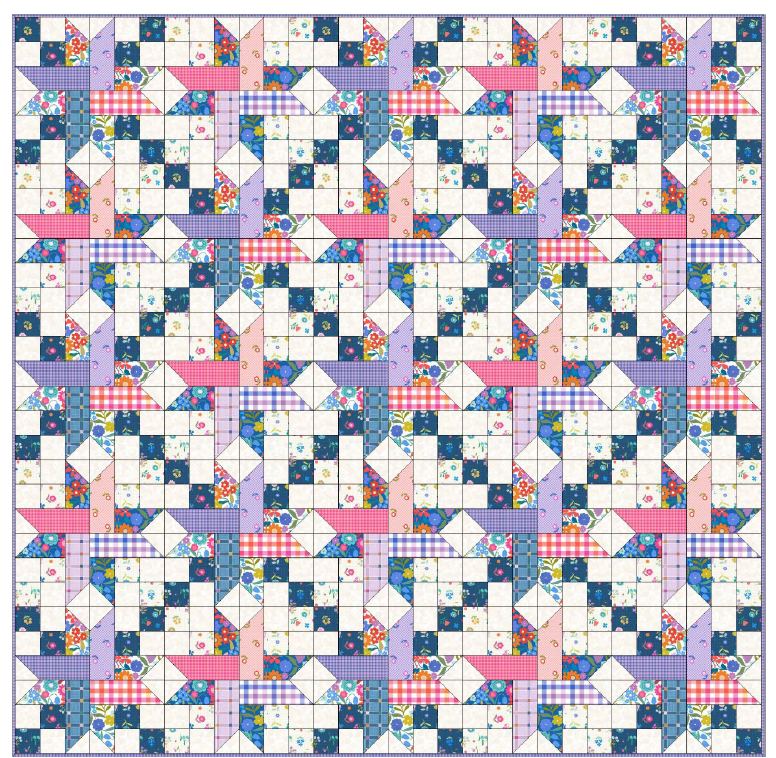PRE-ORDER Patchwork Joy fabric by Lewis & Irene - DUE END OCTOBER