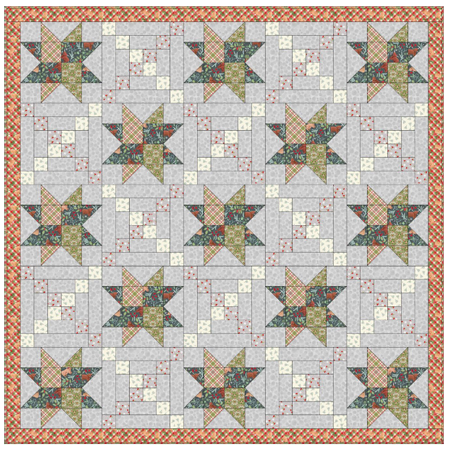 Quilt Kit 3 - Celtic Christmas designed by Sally Ablett for Lewis & Irene