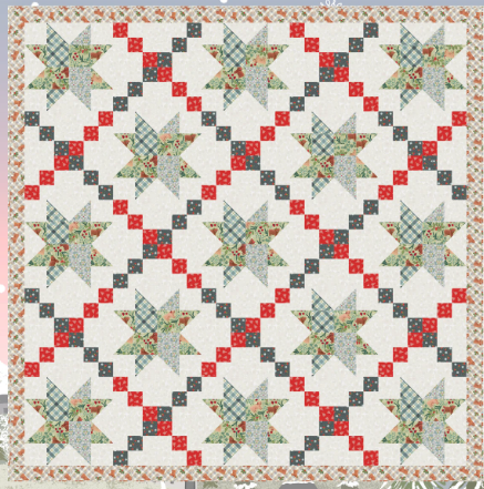PRE-ORDER -Quilt Kit- Celtic Christmas designed by Sally Ablett for Lewis & Irene - AVAILABLE END OF JUNE APPROX.