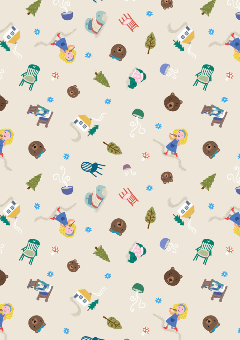 Fairytales - Quilt Top from Small Things Fabric Collection - Designed by Sally Abblett for Lewis & Irene by Length & Fat