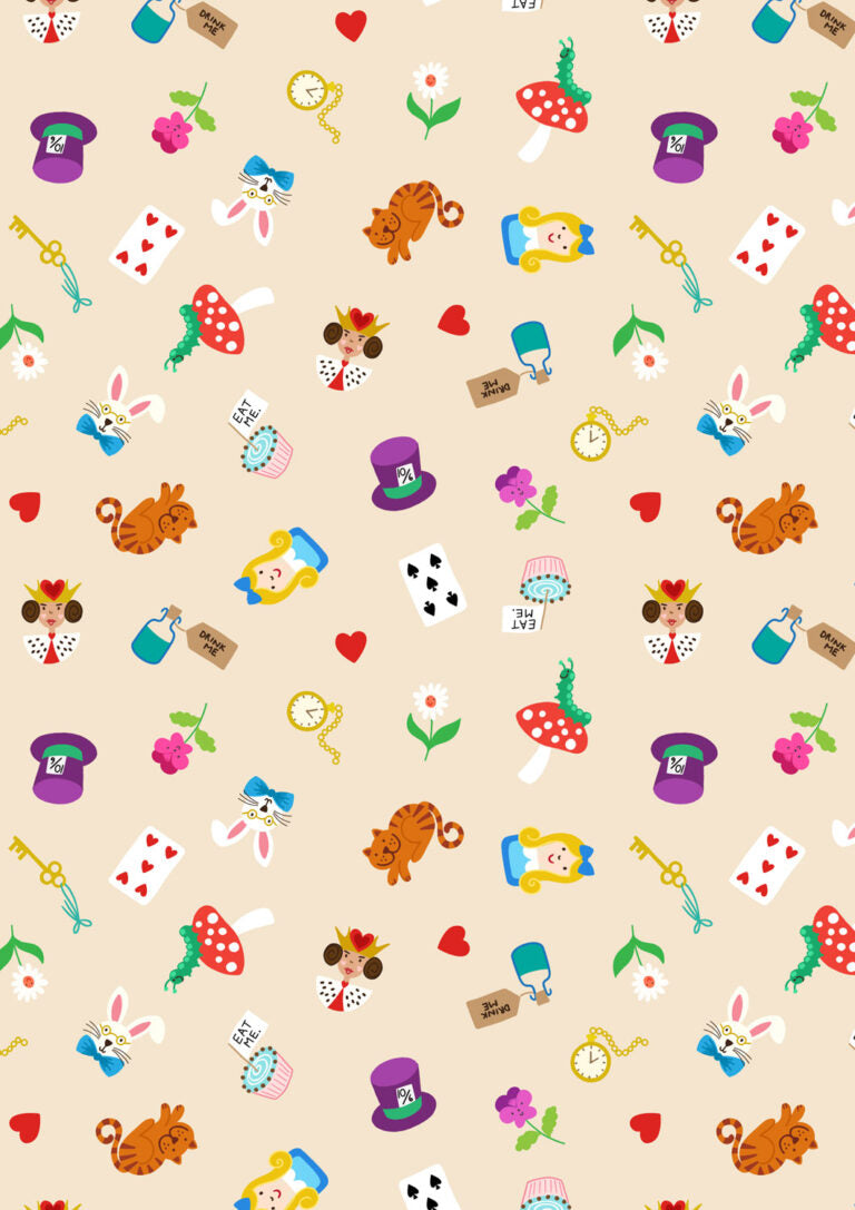 Fairytales - Wonderland - from Small Things Fabric Collection by Lewis & Irene by Length & Fat Quarter