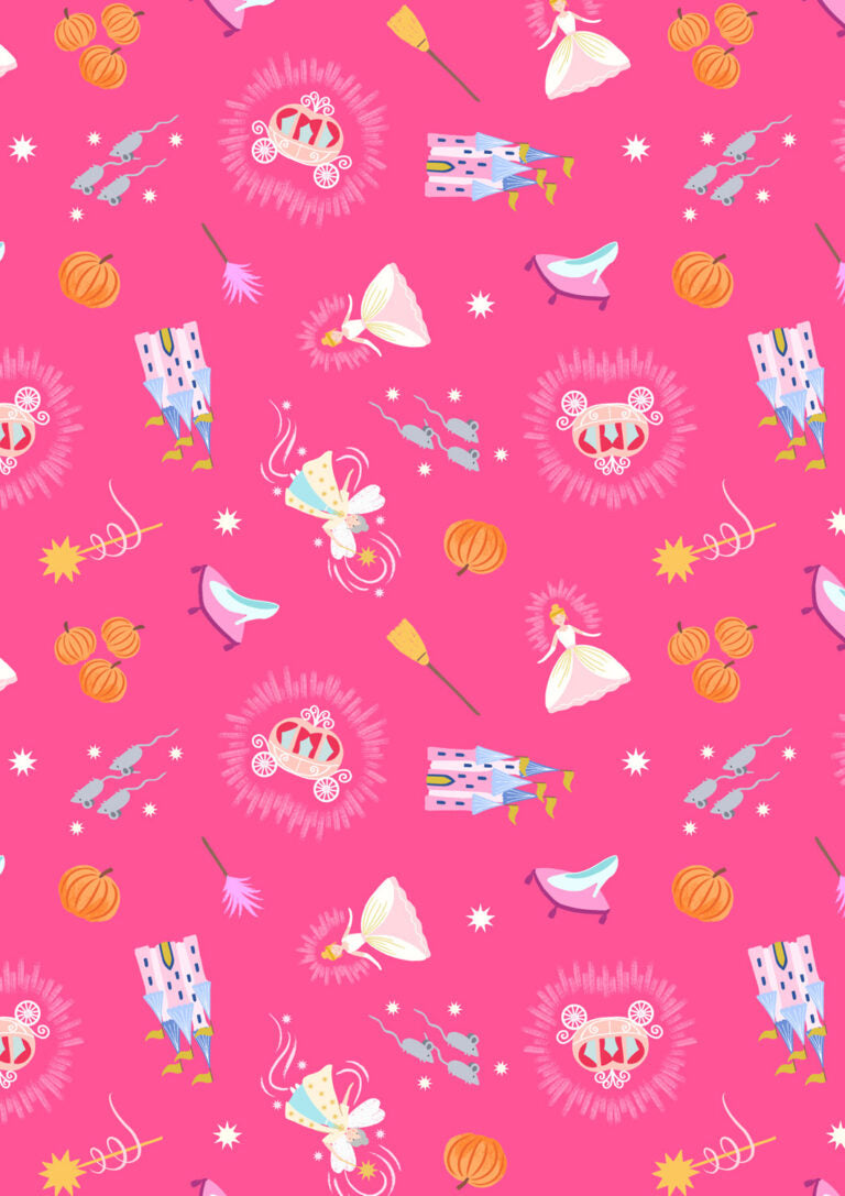 Fairytales - Cinderella - from Small Things Fabric Collection by Lewis & Irene by Length & Fat