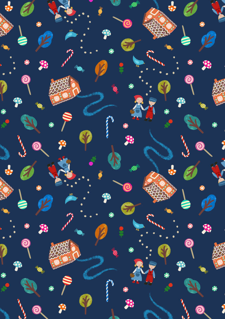 Fairytales - Hansel and Gretal - from Small Things Fabric Collection by Lewis & Irene by Length & Fat