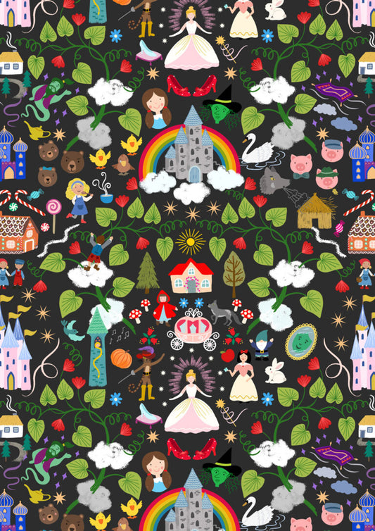 Fairytales - from Small Things Fabric Collection by Lewis & Irene by Length & Fat