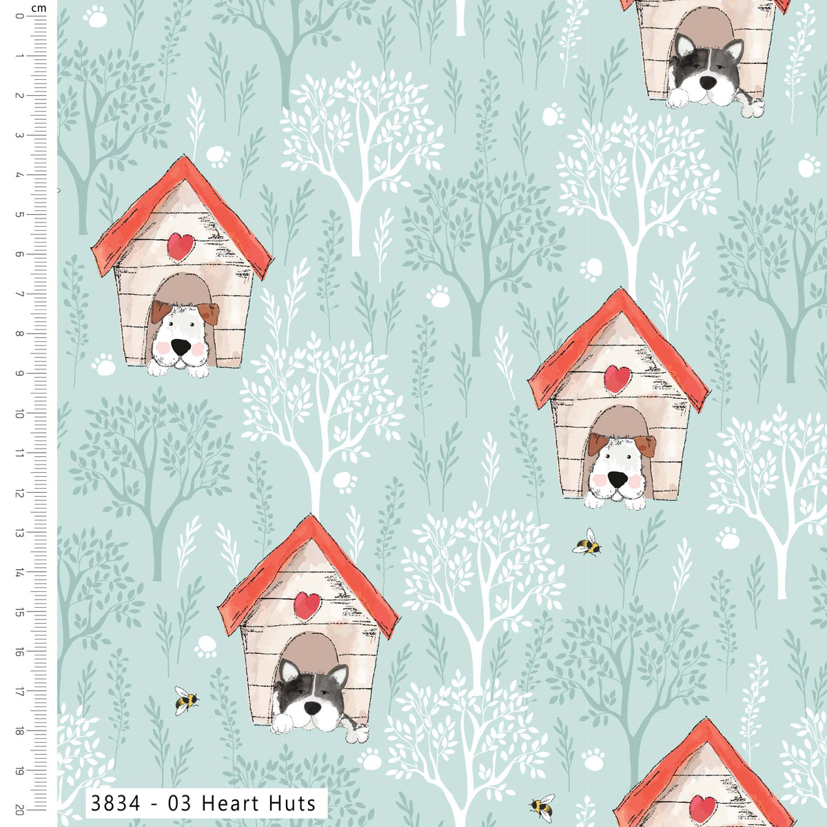 Pre-Order - The Dog House fabric collection by Susan Wheeler - Due end October