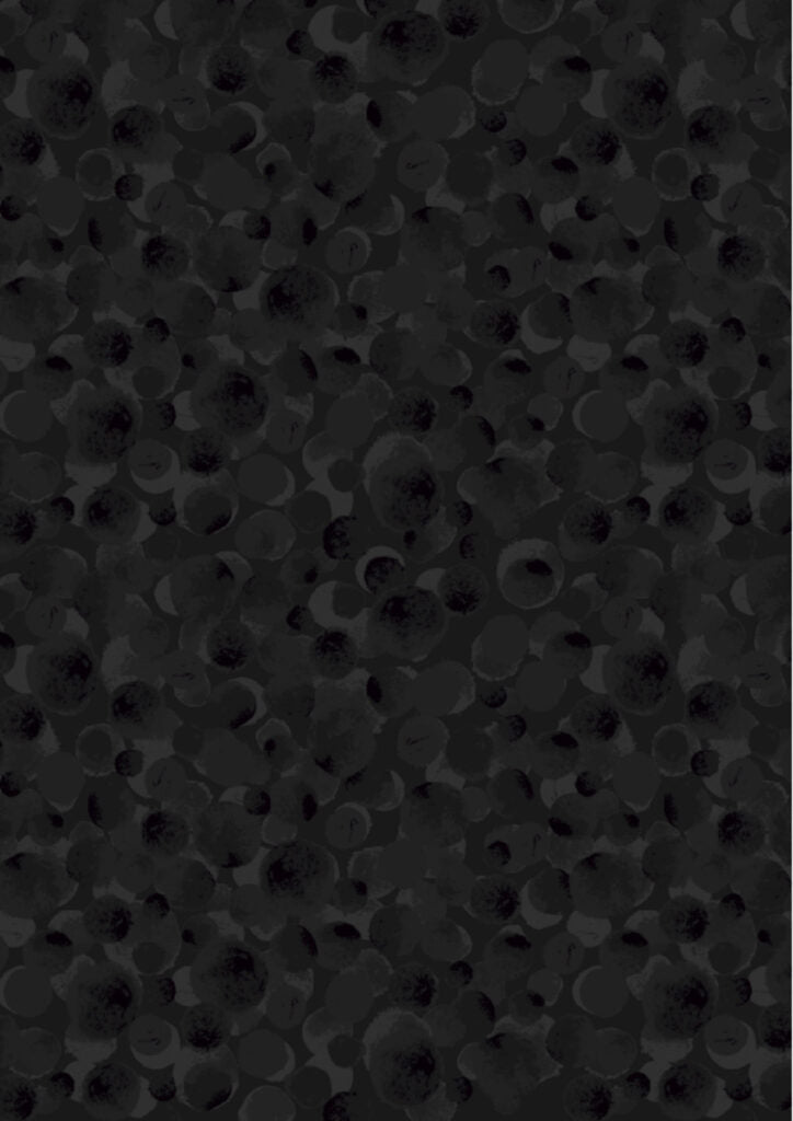 Black Bumbleberries flannel - Brushed cotton Fabric collection by Lewis & Irene