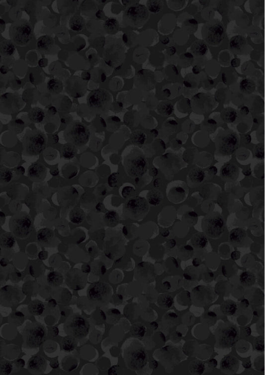 Black Bumbleberries flannel - Brushed cotton Fabric collection by Lewis & Irene