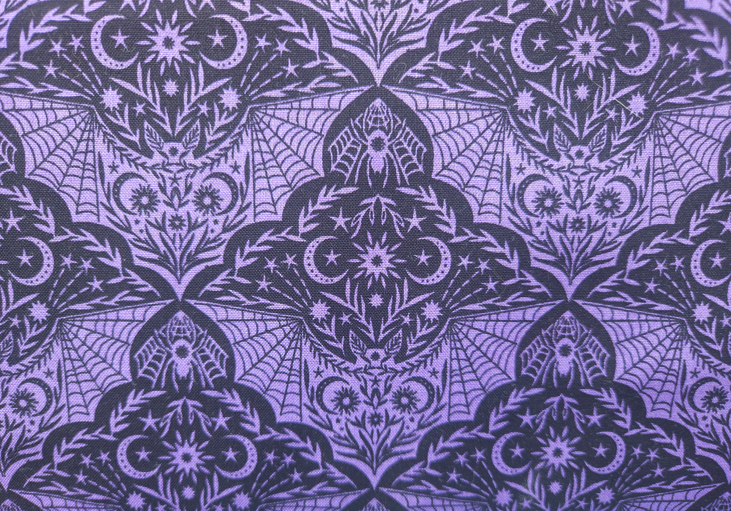 Cast a Spell Purple Floral Bat by Lewis & Irene