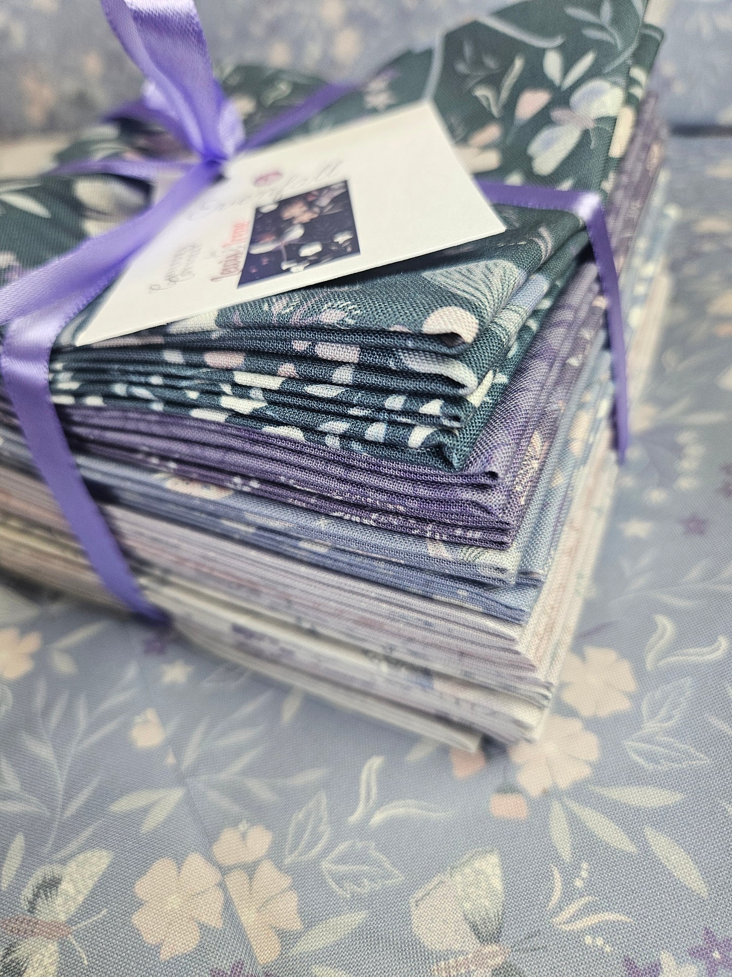 Evenfall Twilight - Blue Grey  - Fabrics collection by Cassandra Connolly for Lewis & Irene - Per Length & Fat Quarters