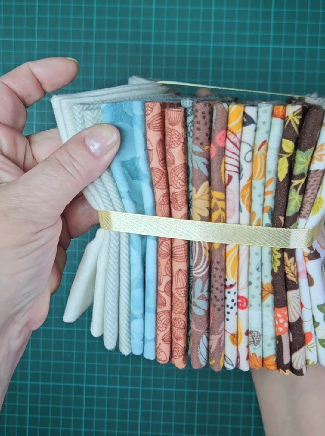 Fat Quarter Bundle 10 pieces - Snuggle-Up Season Flannel - Fabrics collection by Lewis & Irene